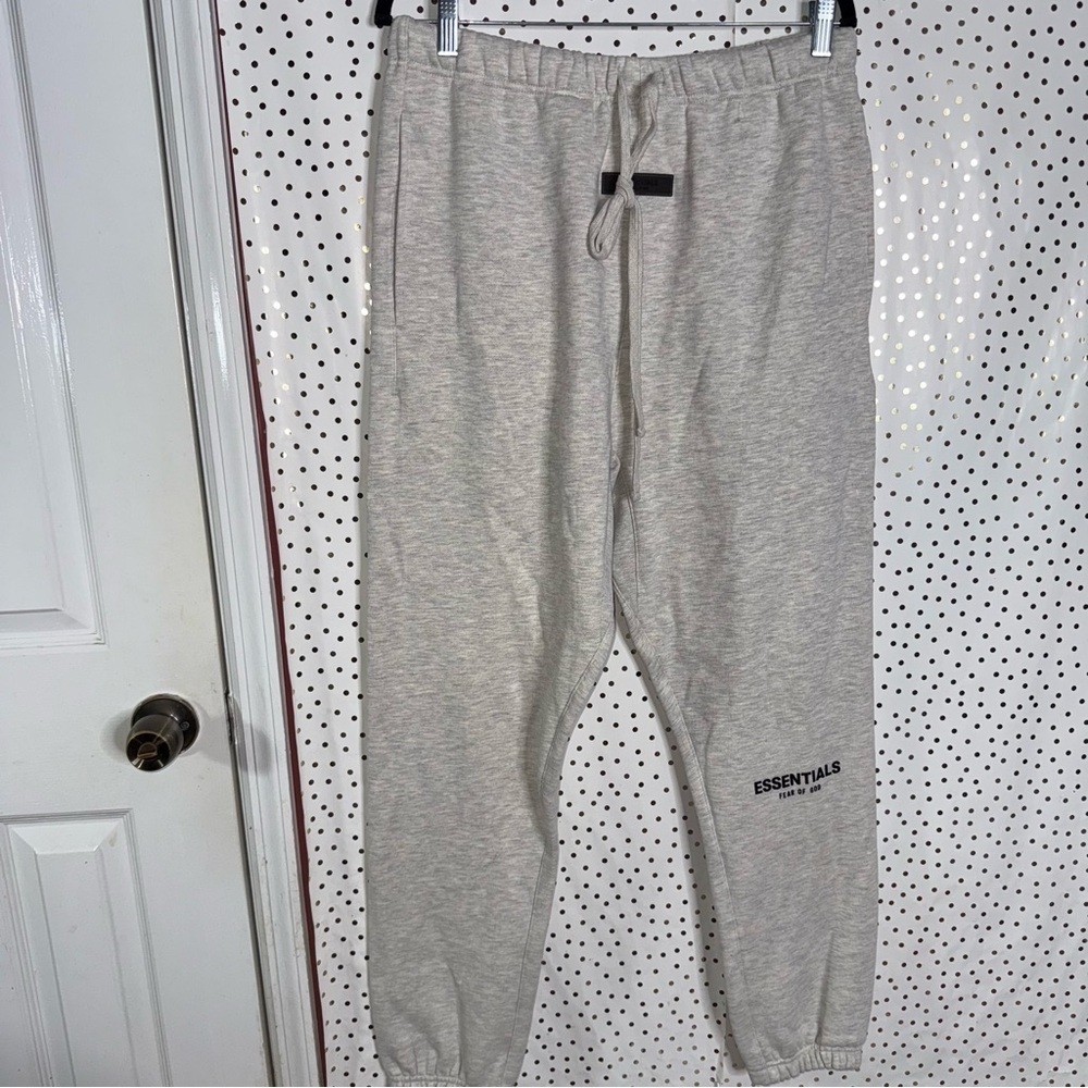 Fear of God Essentials Light Gray Sweatpants